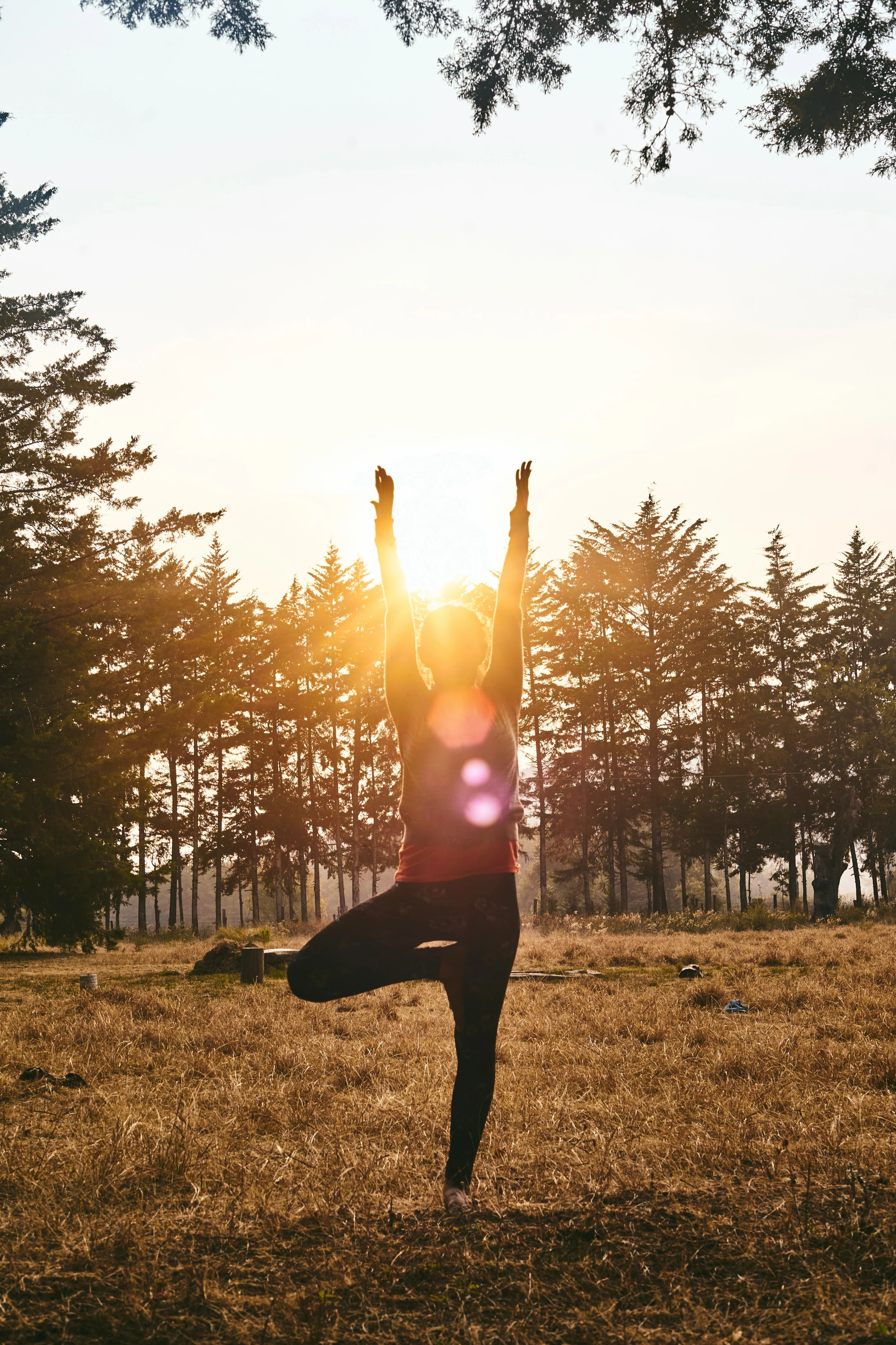 Rose Long sat leading a retreat class in cross-legged position on the floor, smiling with her eyes closed. She is sat in-front of a large bay window which looks out onto a large sun-filled garden. There is a large, golden gong to her left and a plant with a himilayan salt lamp on her right.